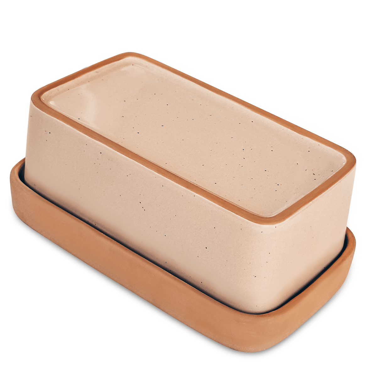 Terracotta butter outlet dish