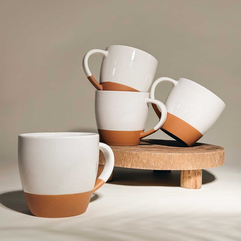 Set of 4 Latte Mugs - 16oz