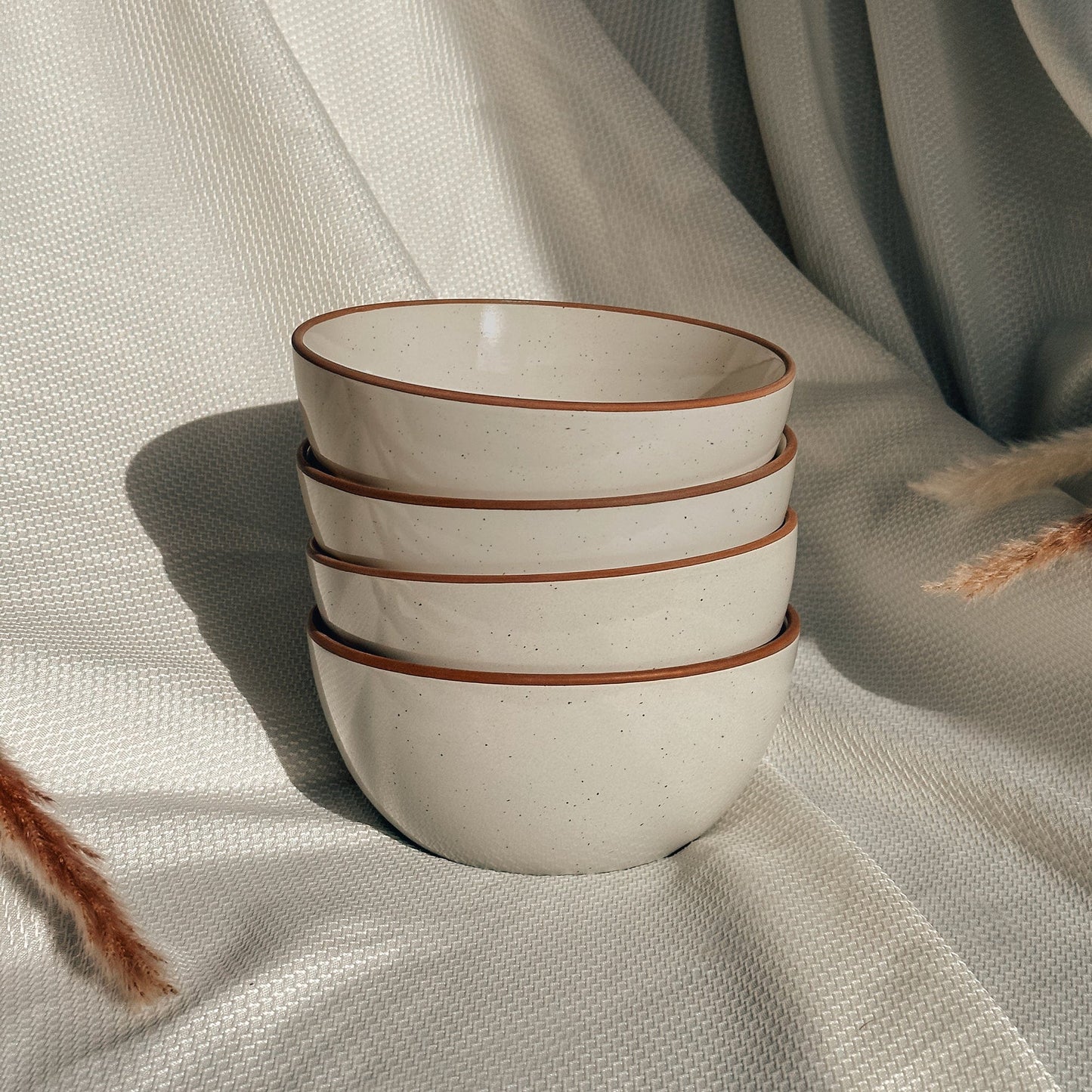 MORA CERAMICS Kitchen & Dining Cereal Bowls - 28oz - Earl Grey