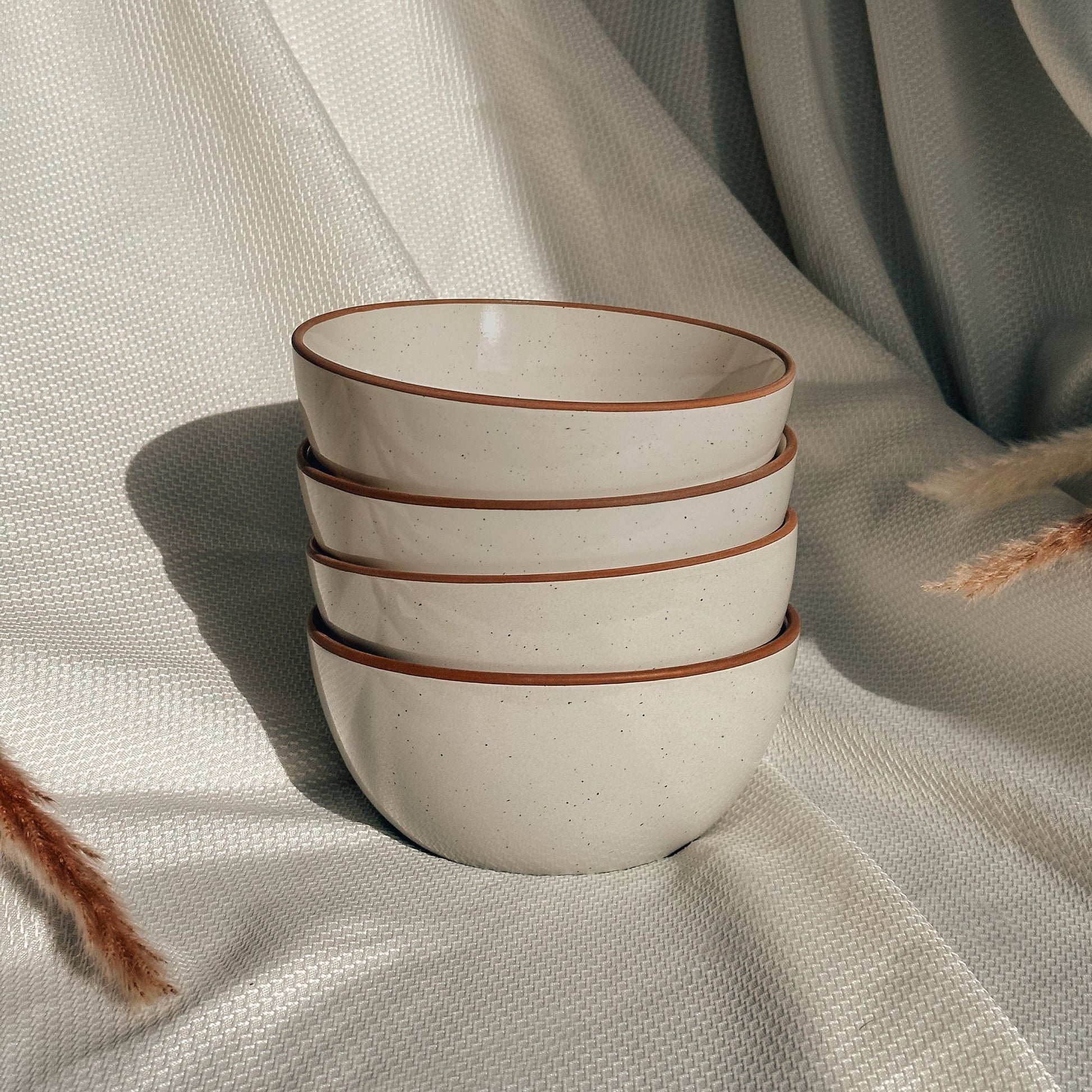 MORA CERAMICS Kitchen & Dining Cereal Bowls - 28oz - Earl Grey