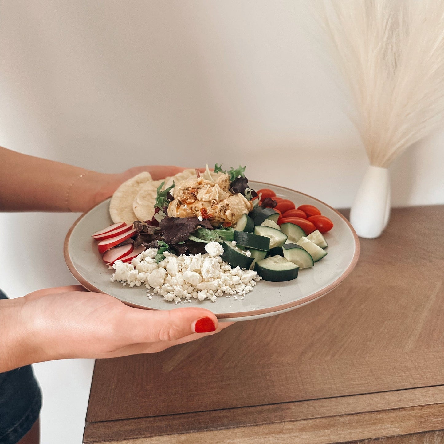 MORA CERAMICS Kitchen & Dining Dinner Plates - 10 in - Earl Grey