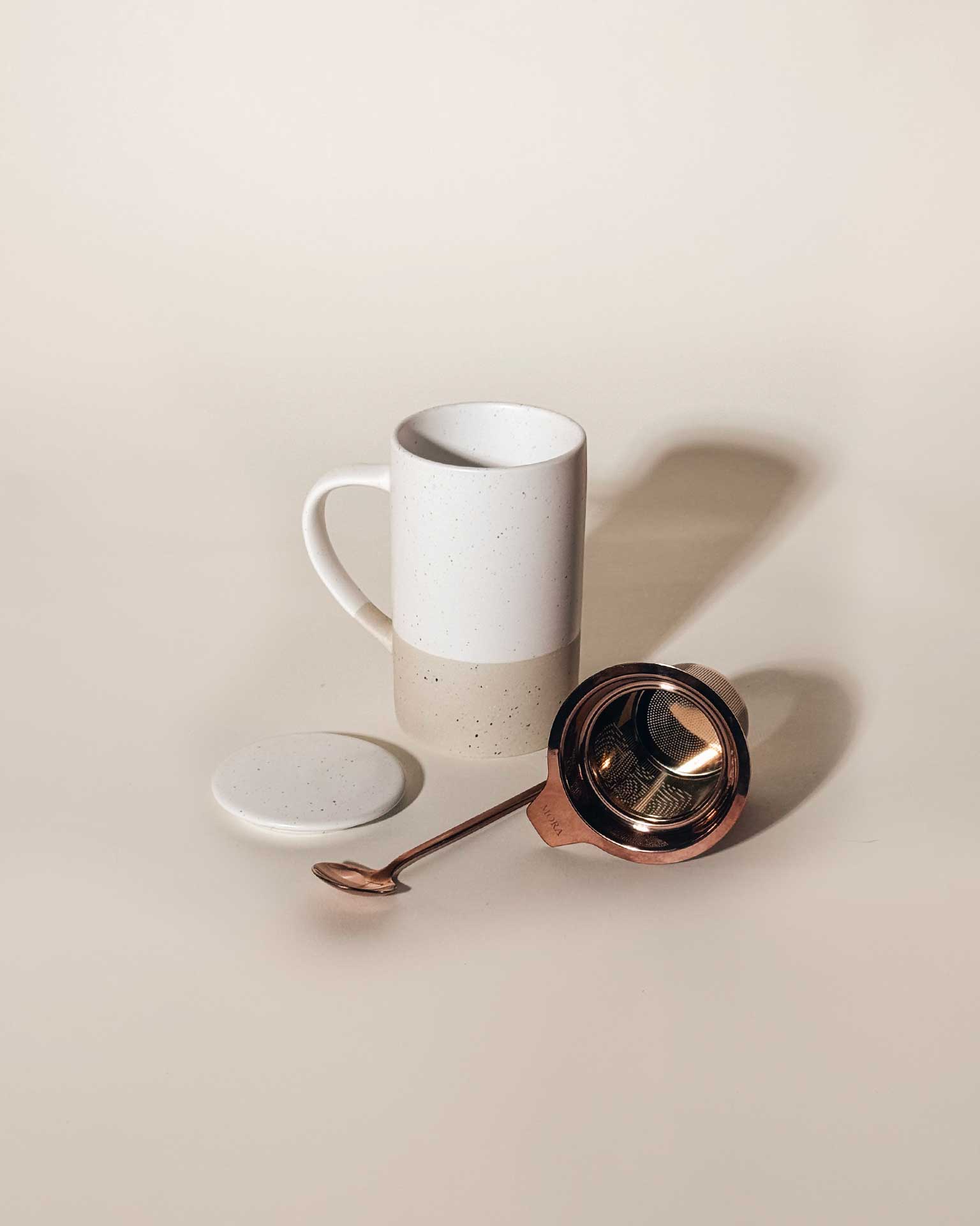 12oz Small Tea Mug Infuser Set - Thumbnail 2