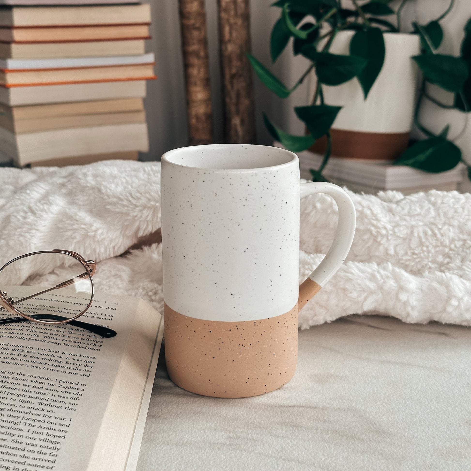 MORA CERAMICS Kitchen & Dining Small Tea Mug Infuser Set - 12 oz - Petro