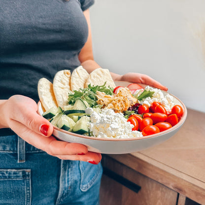 MORA CERAMICS Kitchen & Dining Pasta Bowls - 30oz - Earl Grey