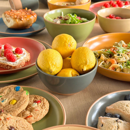 MORA CERAMICS Kitchen & Dining Small Dessert Bowls - 16oz - Artisan