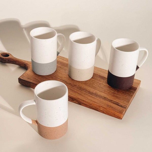 MORA CERAMICS Kitchen & Dining Coffee Mug Set of 4 - 12oz - Assorted Colors