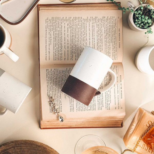 MORA CERAMICS Kitchen & Dining Coffee Mug Set of 4 - 12oz - Assorted Colors