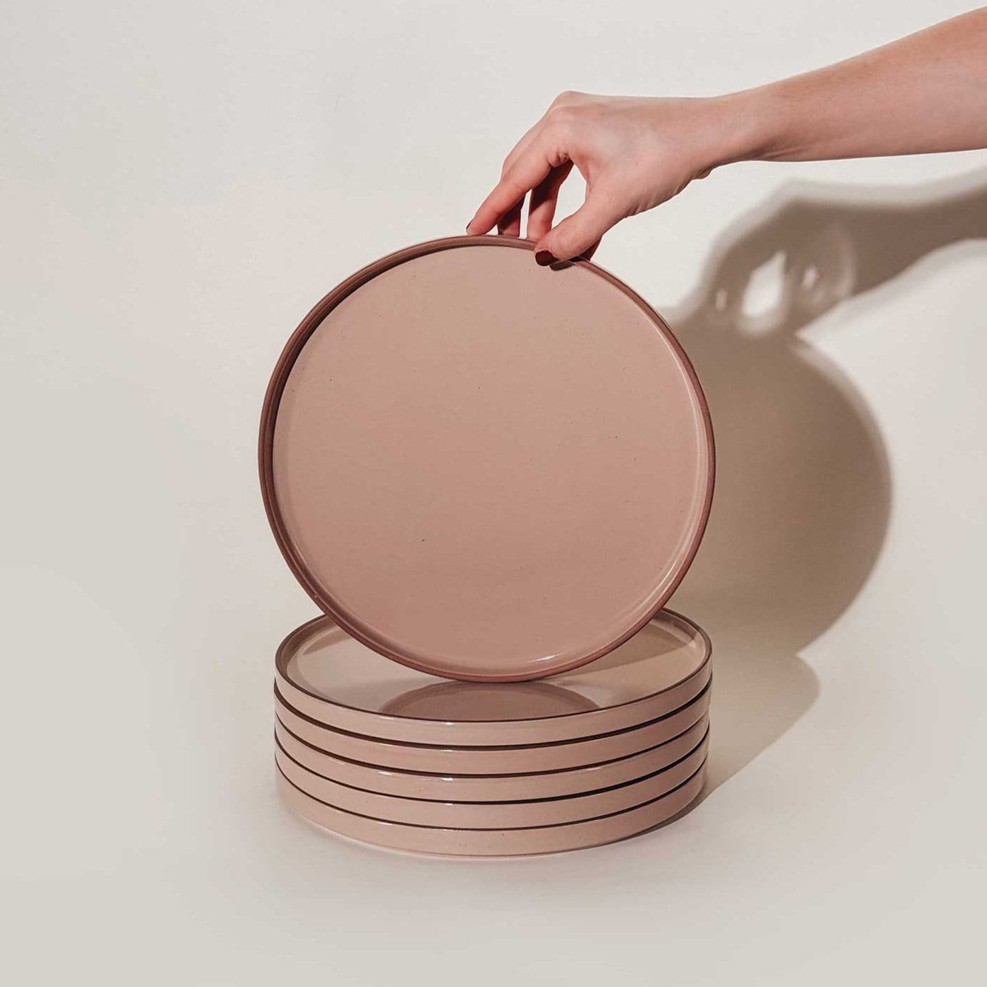 MORA CERAMICS Kitchen & Dining Dinner Plates - 10.5 in - Chai