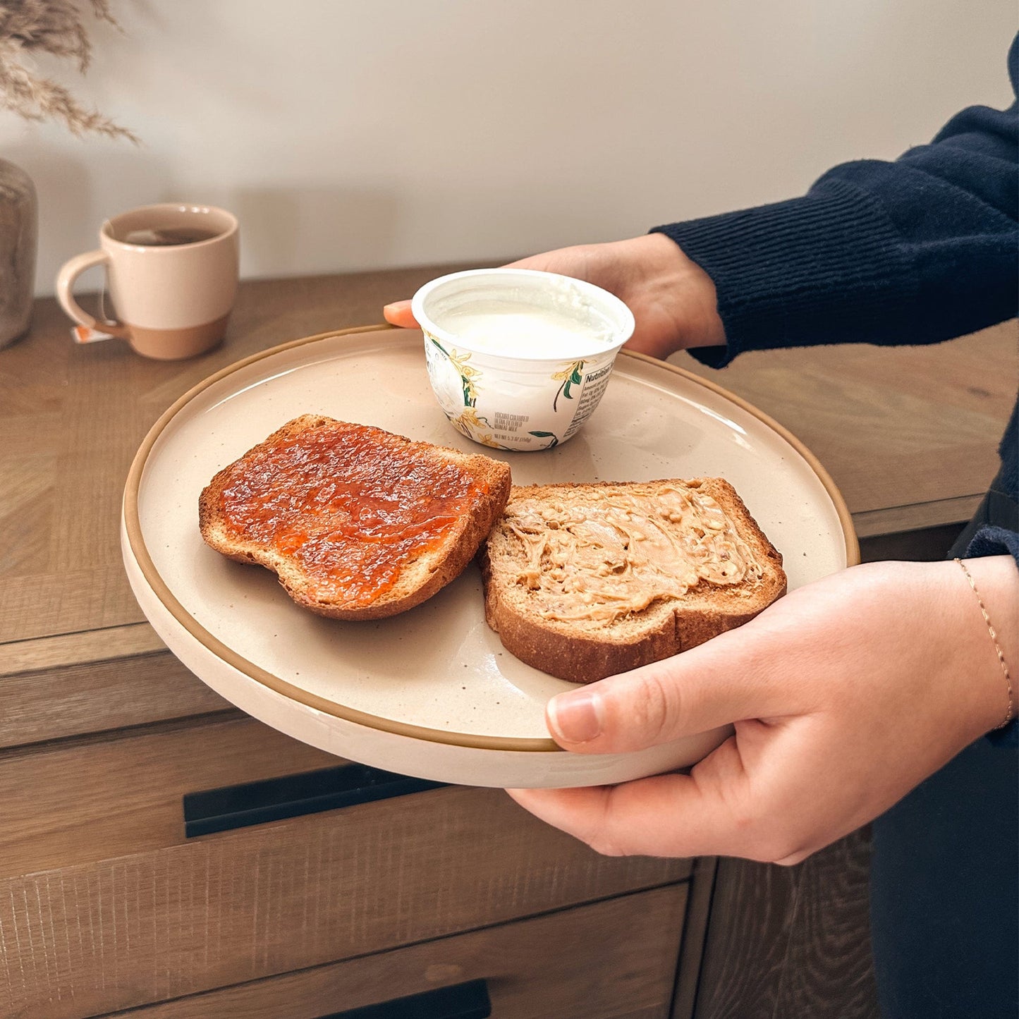 MORA CERAMICS Kitchen & Dining Dinner Plates - 10.5 in - Chai