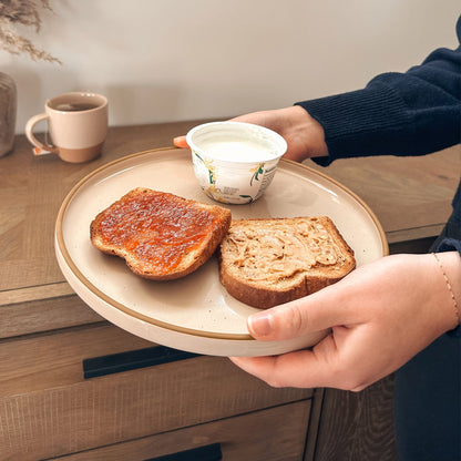 MORA CERAMICS Kitchen & Dining Dinner Plates - 10.5 in - Chai