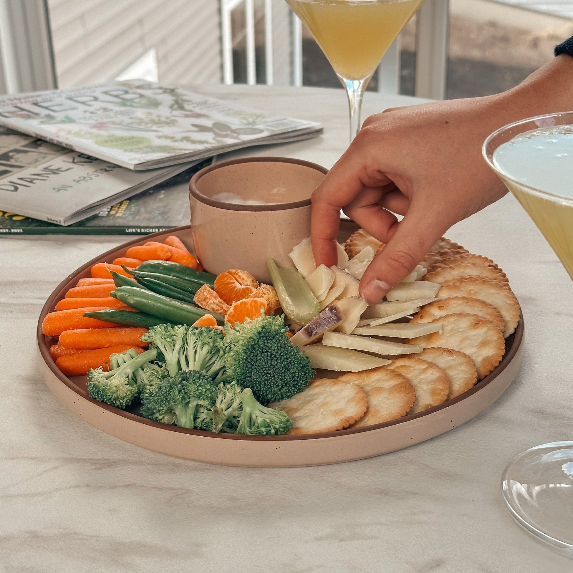 MORA CERAMICS Kitchen & Dining Dinner Plates - 10.5 in - Chai