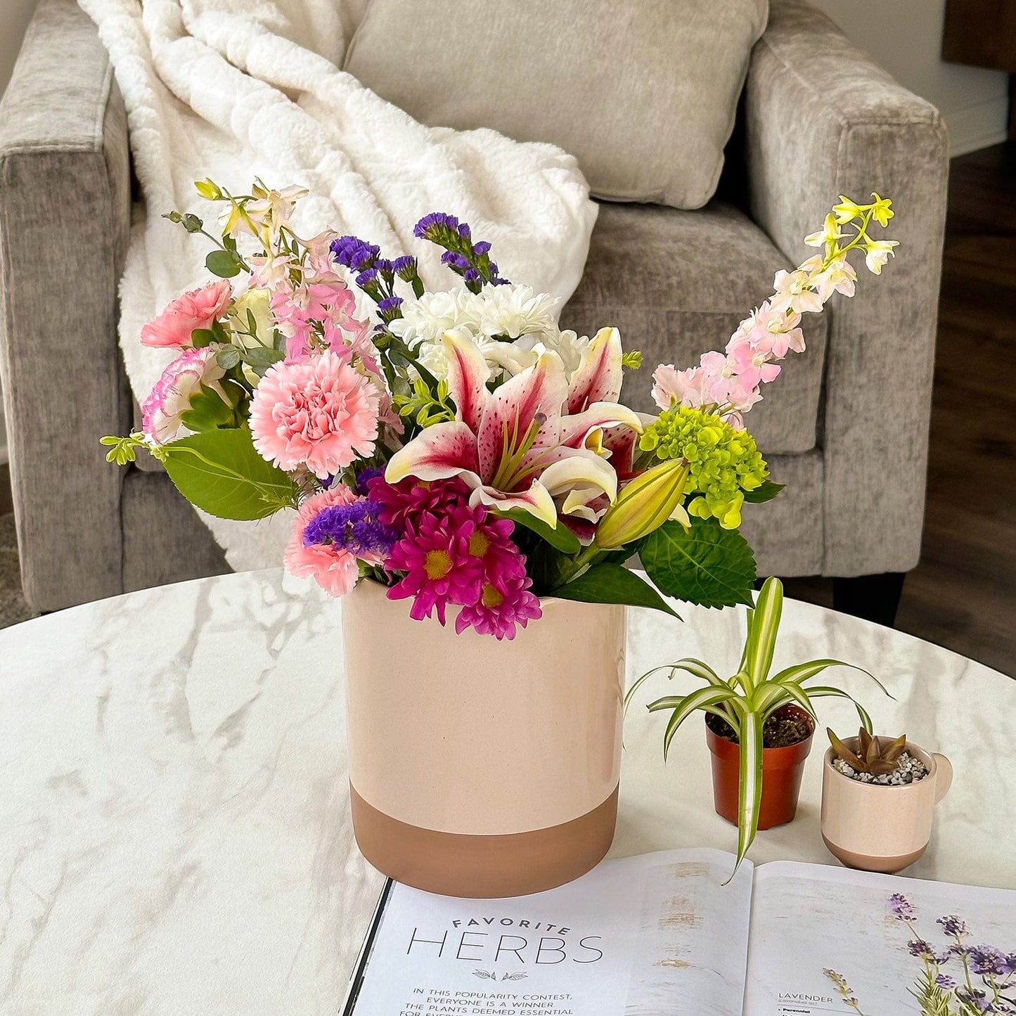 MORA CERAMICS Kitchen & Dining Utensil Crock - 6.3x7.3 in - Chai