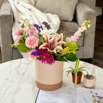 MORA CERAMICS Kitchen & Dining Utensil Crock - 6.3x7.3 in - Chai