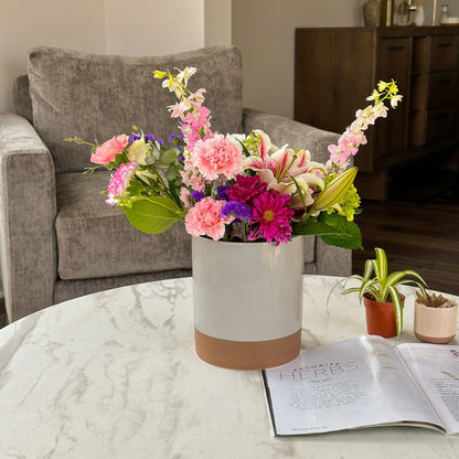 MORA CERAMICS Kitchen & Dining Utensil Crock - 6.3x7.3 in - Earl Grey