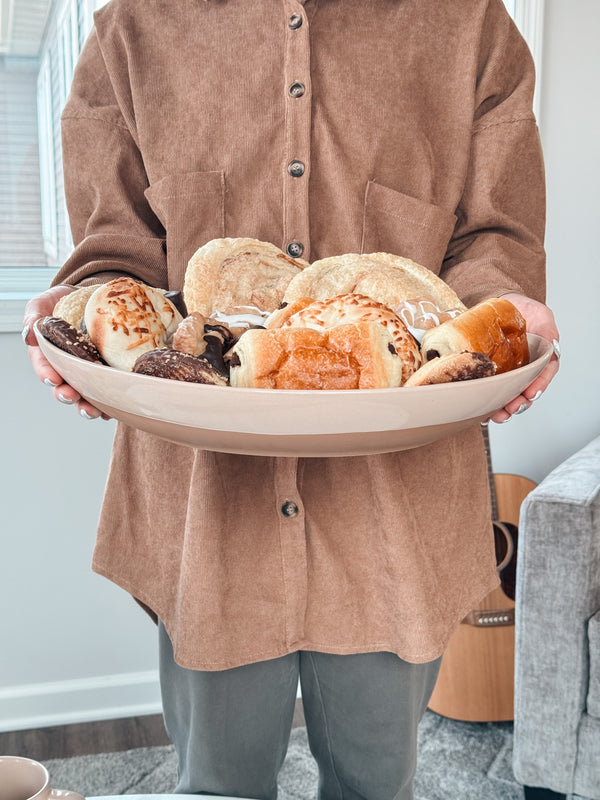 MORA CERAMICS Kitchen & Dining 2XL & 3XL Serving Dishes - 15.9 & 14.6in - Neutrals