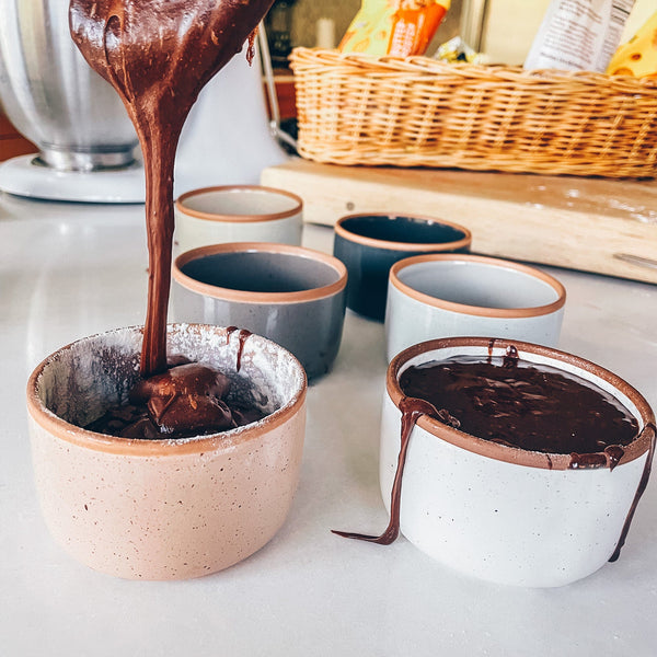 MORA CERAMICS Kitchen & Dining Ramekins Set of 6 - 4 oz - Assorted Neutrals