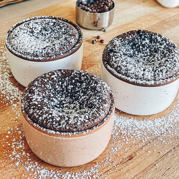 MORA CERAMICS Kitchen & Dining Ramekins Set of 6 - 4 oz - Assorted Neutrals