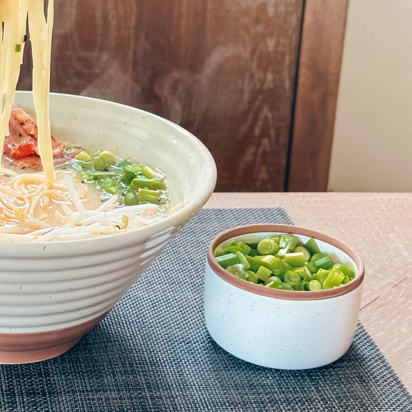 MORA CERAMICS Kitchen & Dining Ramekins Set of 6 - 4 oz - Vanilla White