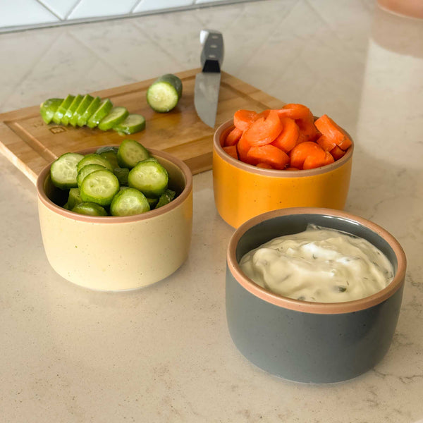 MORA CERAMICS Kitchen & Dining Ramekins Set of 6 - 6oz - Artisan