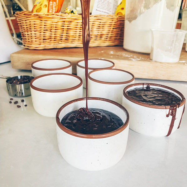 MORA CERAMICS Kitchen & Dining Ramekins Set of 6 - 6 oz - Vanilla White