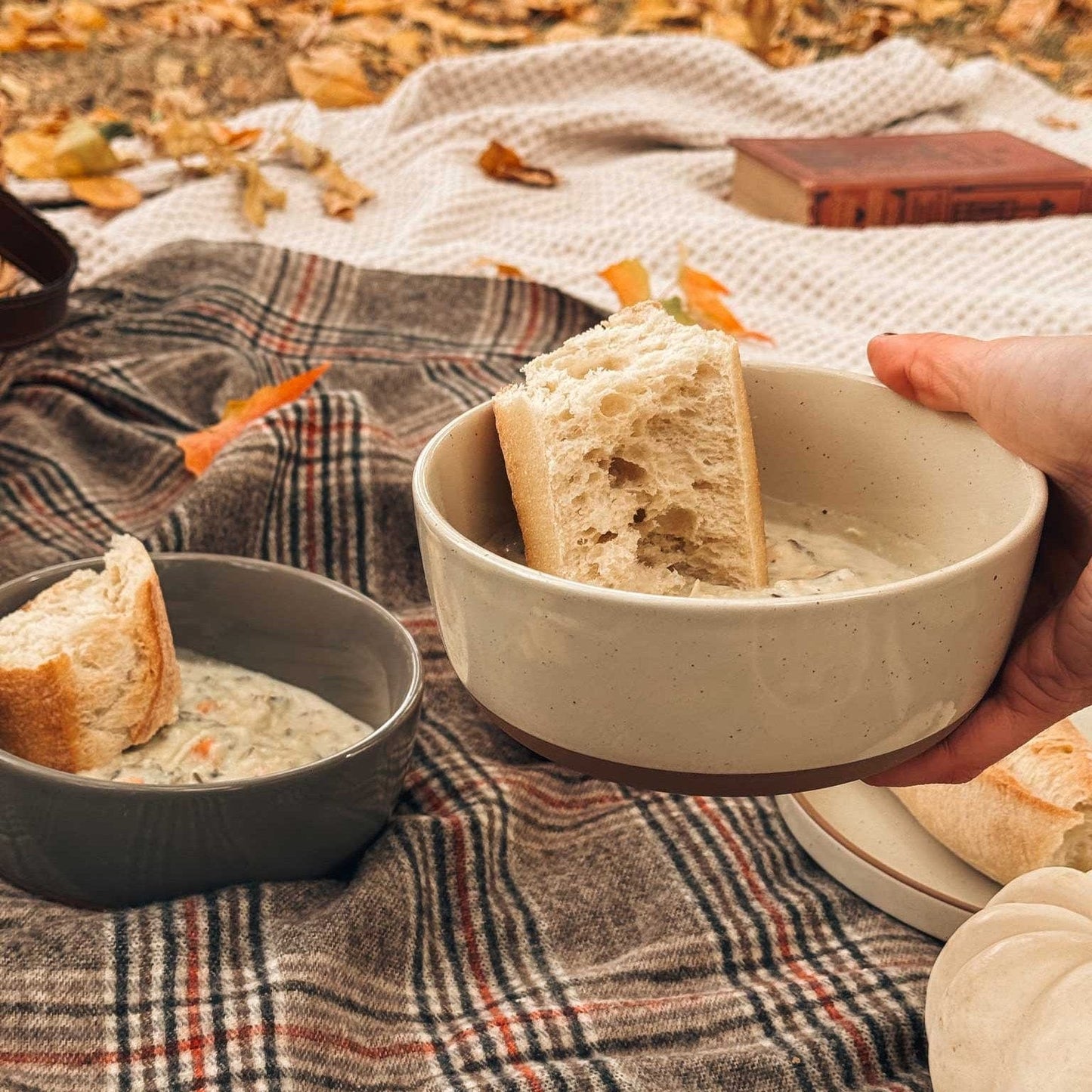 MORA CERAMICS Kitchen & Dining Cereal Bowls - 25oz - Assorted Neutrals