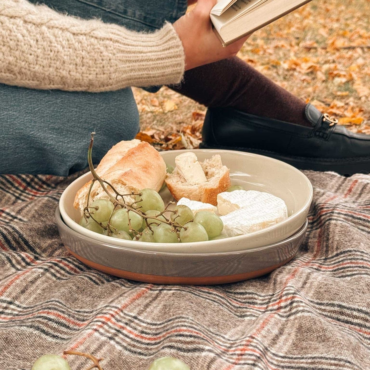 MORA CERAMICS Kitchen & Dining Pasta Bowls - 35oz - Assorted Neutrals