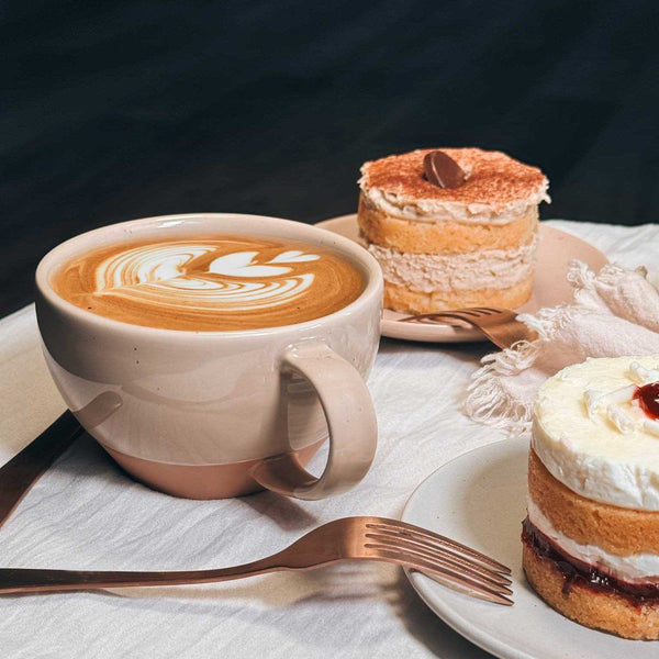 MORA CERAMICS Kitchen & Dining Latte Art Mug - 10.5oz - Chai Latte