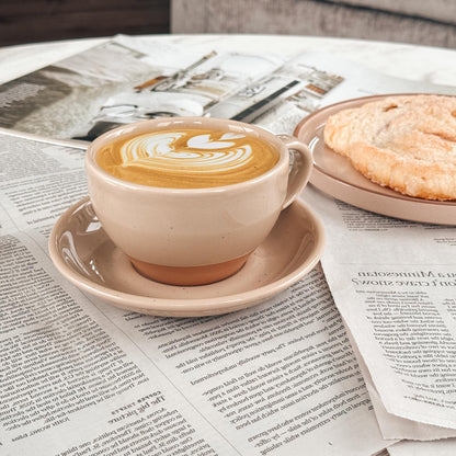 MORA CERAMICS Kitchen & Dining Latte Art Mug - 10.5oz - Chai Latte