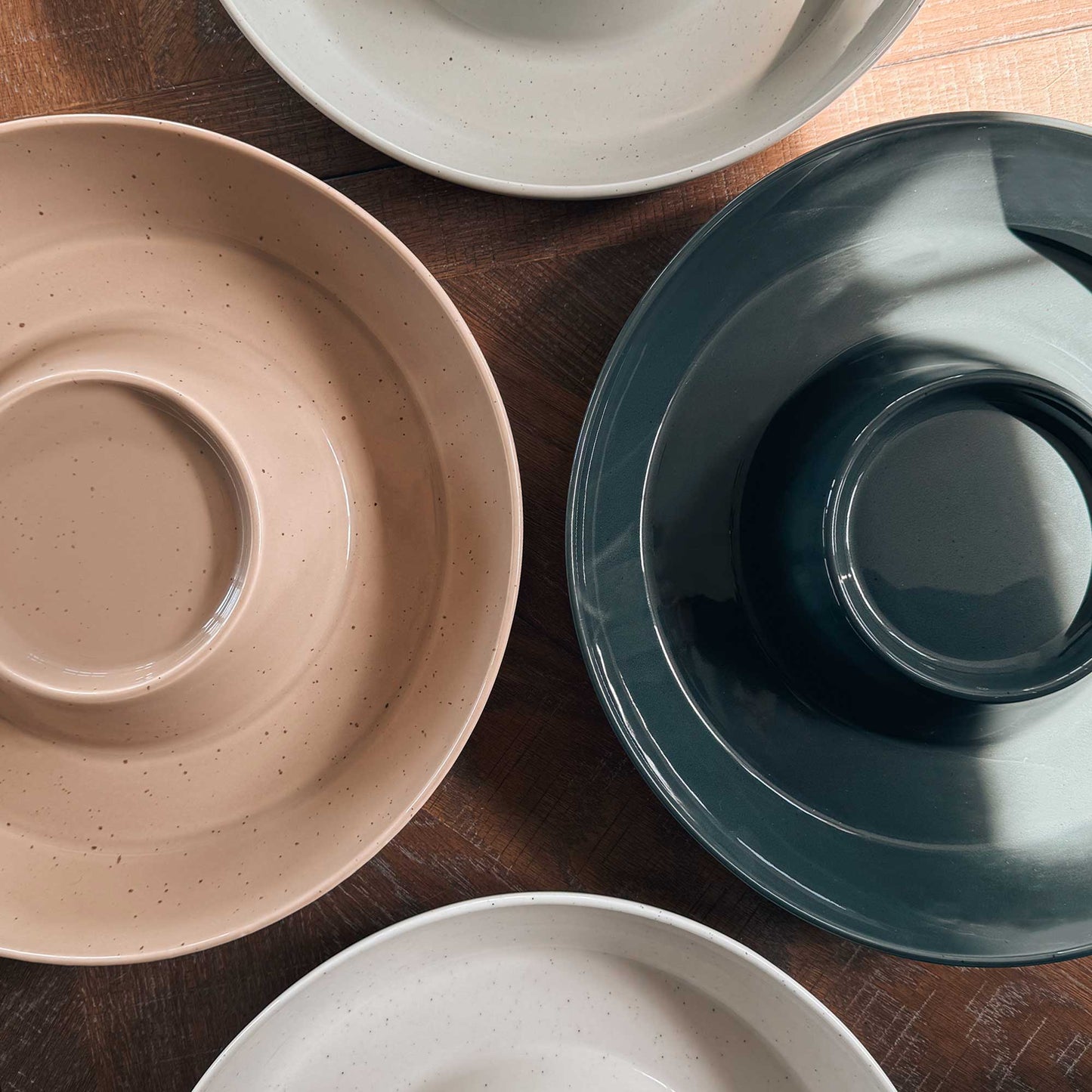 MORA CERAMICS Kitchen & Dining Chip & Dip Bowl - Chai