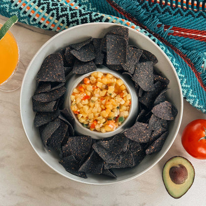 MORA CERAMICS Kitchen & Dining Chip & Dip Bowl - Earl Grey