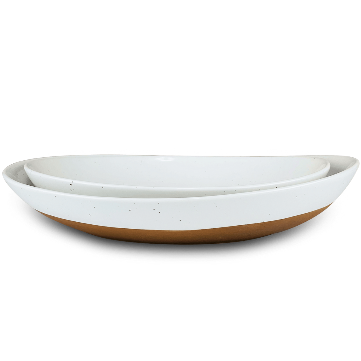 2XL & 3XL Serving Dishes - 15.9 & 14.6in - Vanilla White