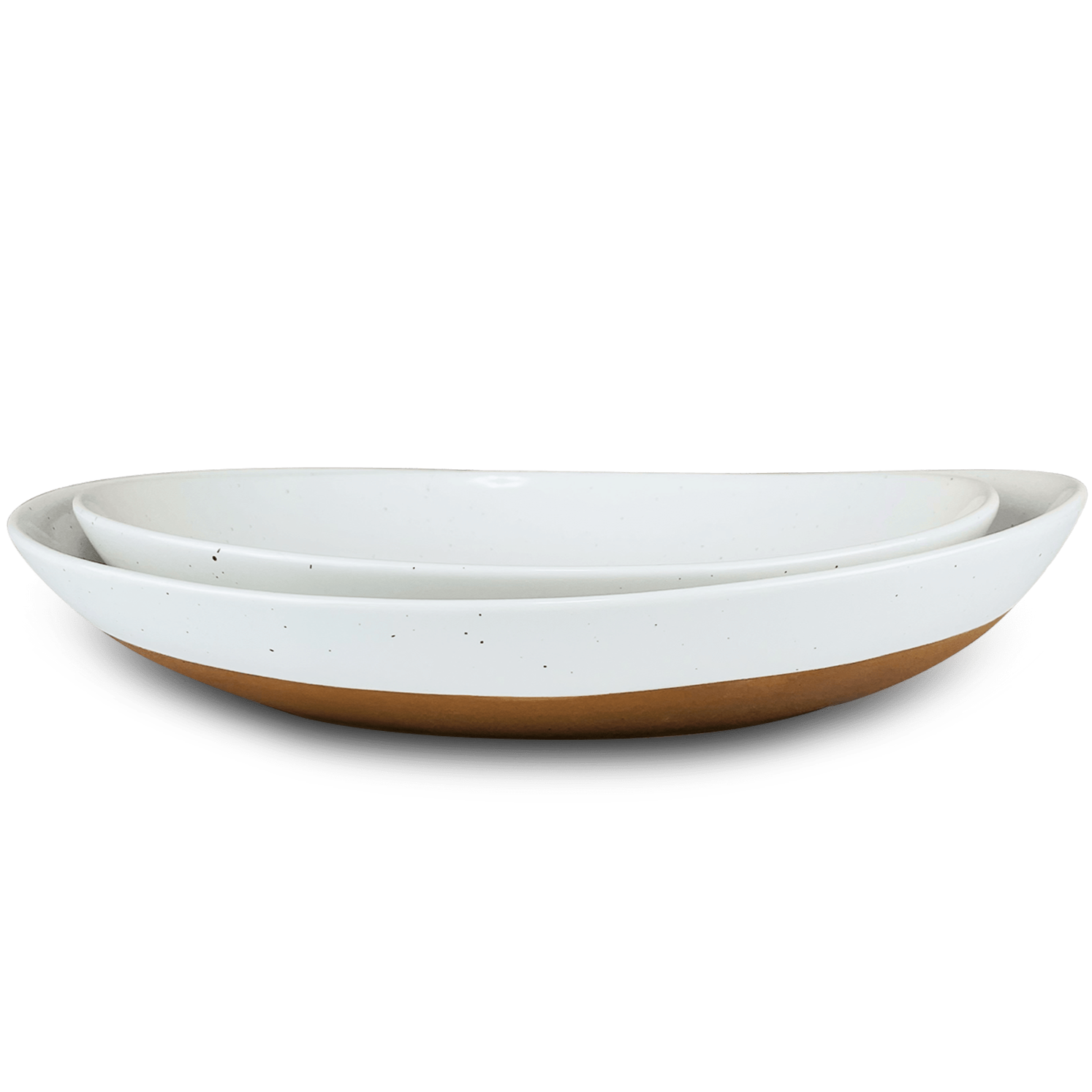 2XL & 3XL Serving Dishes - 15.9 & 14.6in - Vanilla White