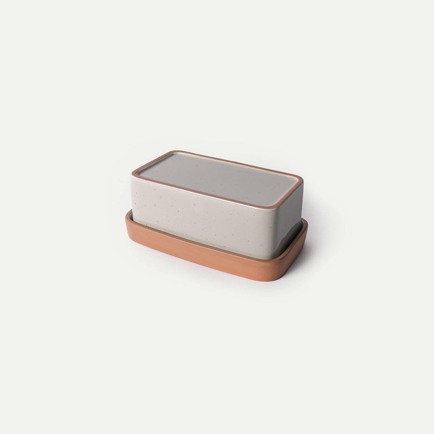 MORA CERAMICS Kitchen & Dining Butter Dish - Earl Grey