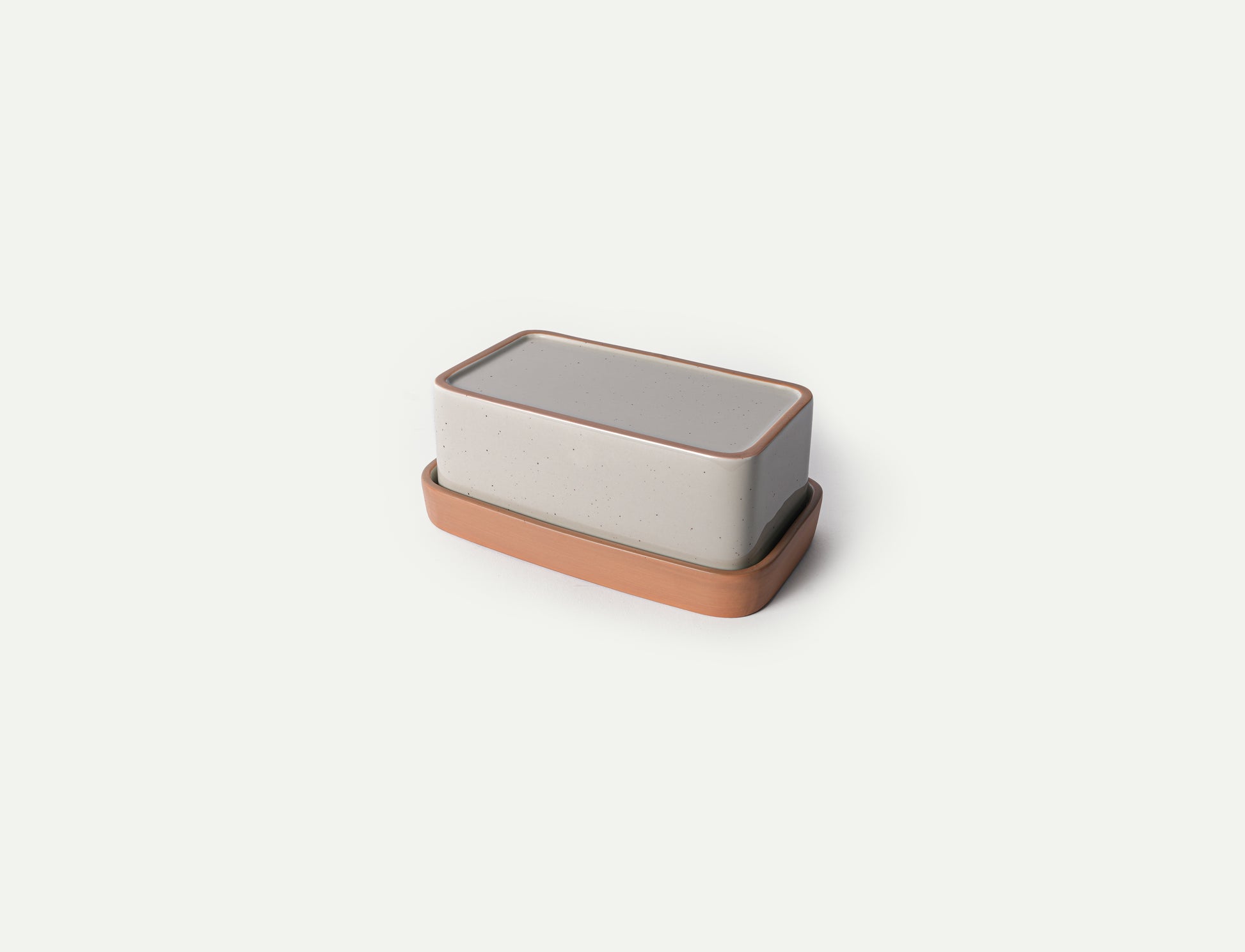 MORA CERAMICS Kitchen & Dining Butter Dish - Earl Grey