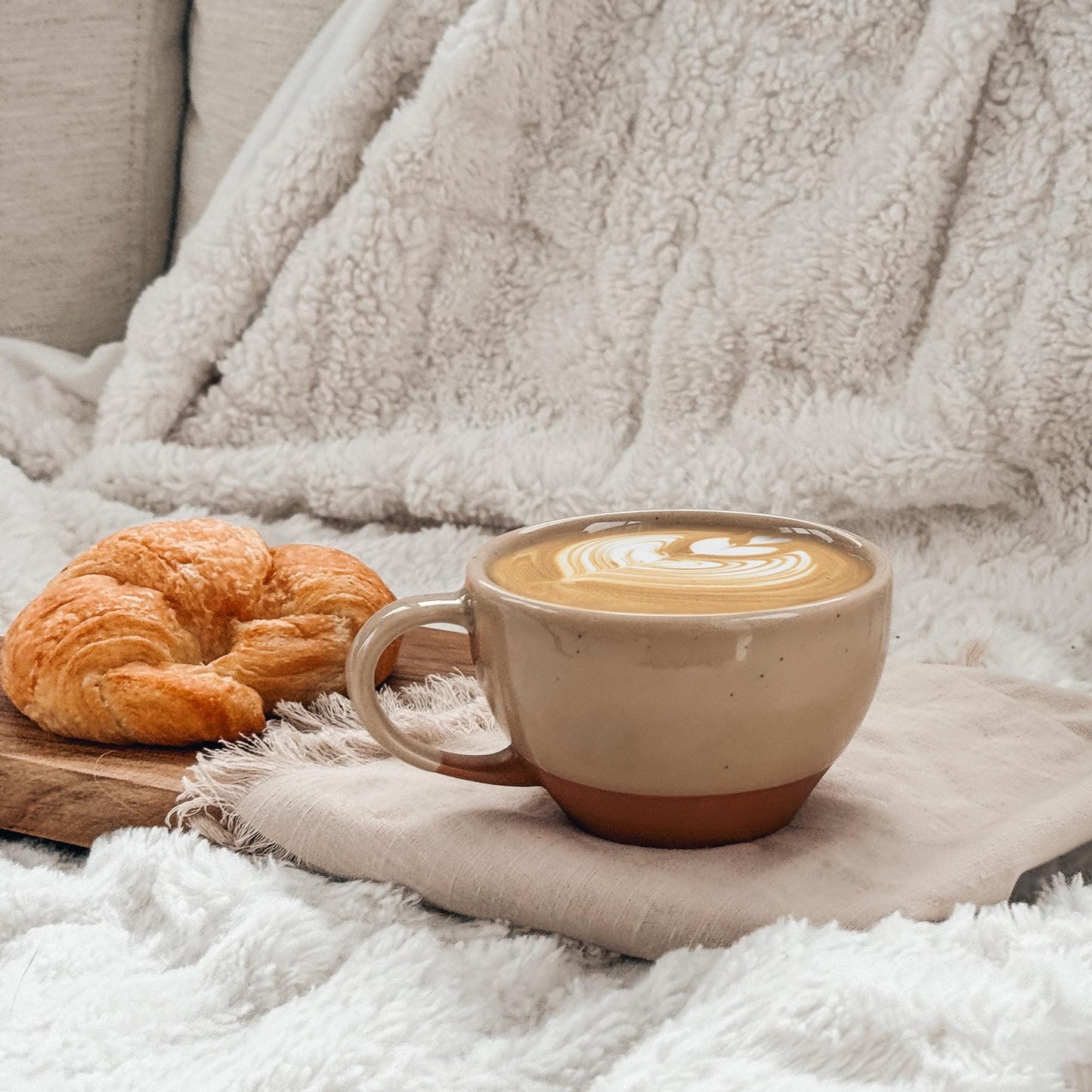 MORA CERAMICS Kitchen & Dining Latte Art Mug - 10.5oz - Chai Latte