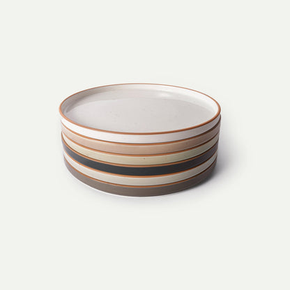 MORA CERAMICS Kitchen & Dining Dinner Plates - 10.5 in - Assorted Neutrals