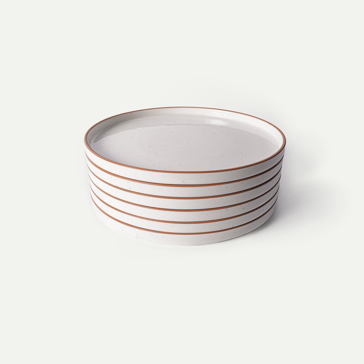 MORA CERAMICS Kitchen & Dining Dinner Plates - 10.5 in - Vanilla White