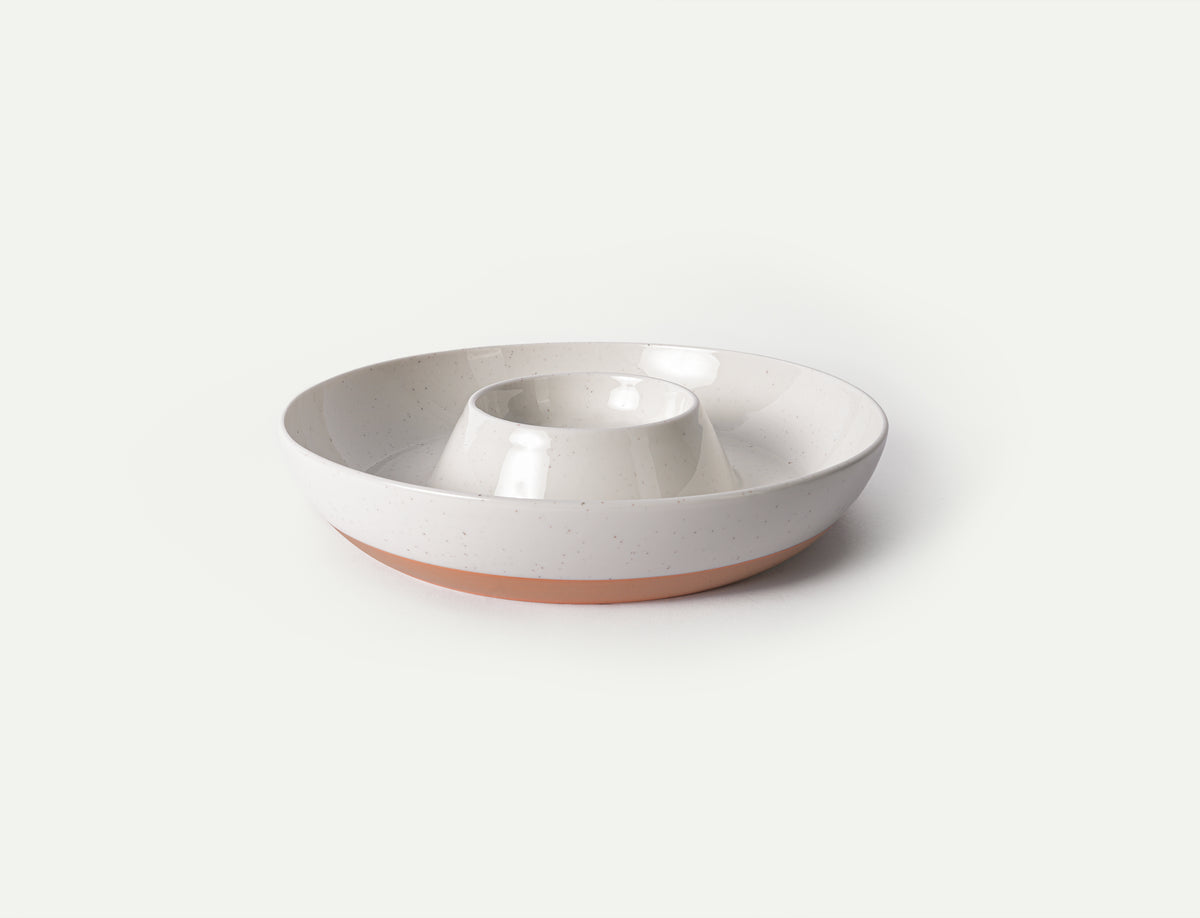 Chip & Dip Bowl - Vanilla White