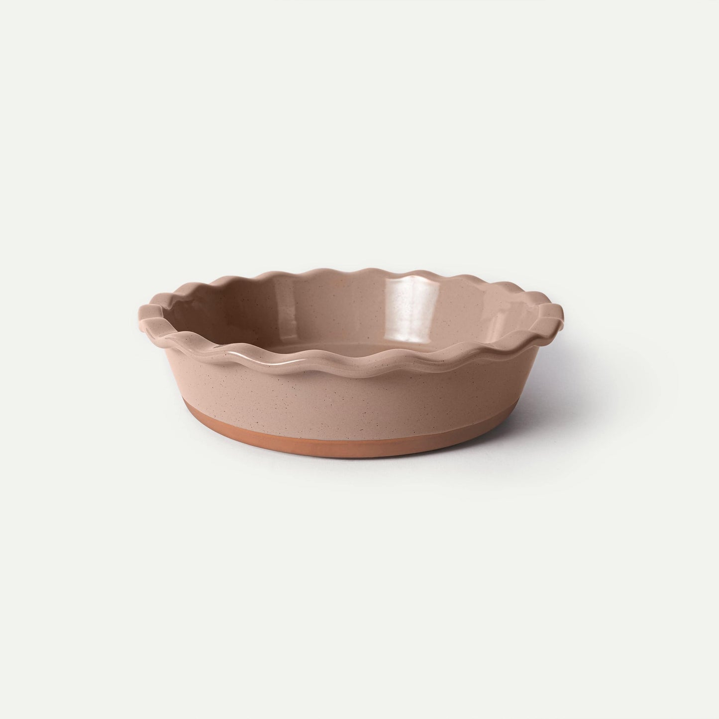 MORA CERAMICS Kitchen & Dining Deep Pie Pan - 9in - Chai