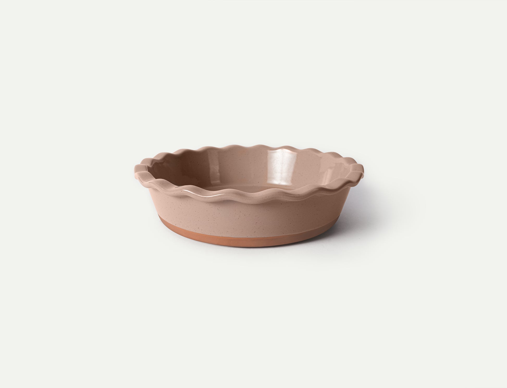 MORA CERAMICS Kitchen & Dining Deep Pie Pan - 9in - Chai
