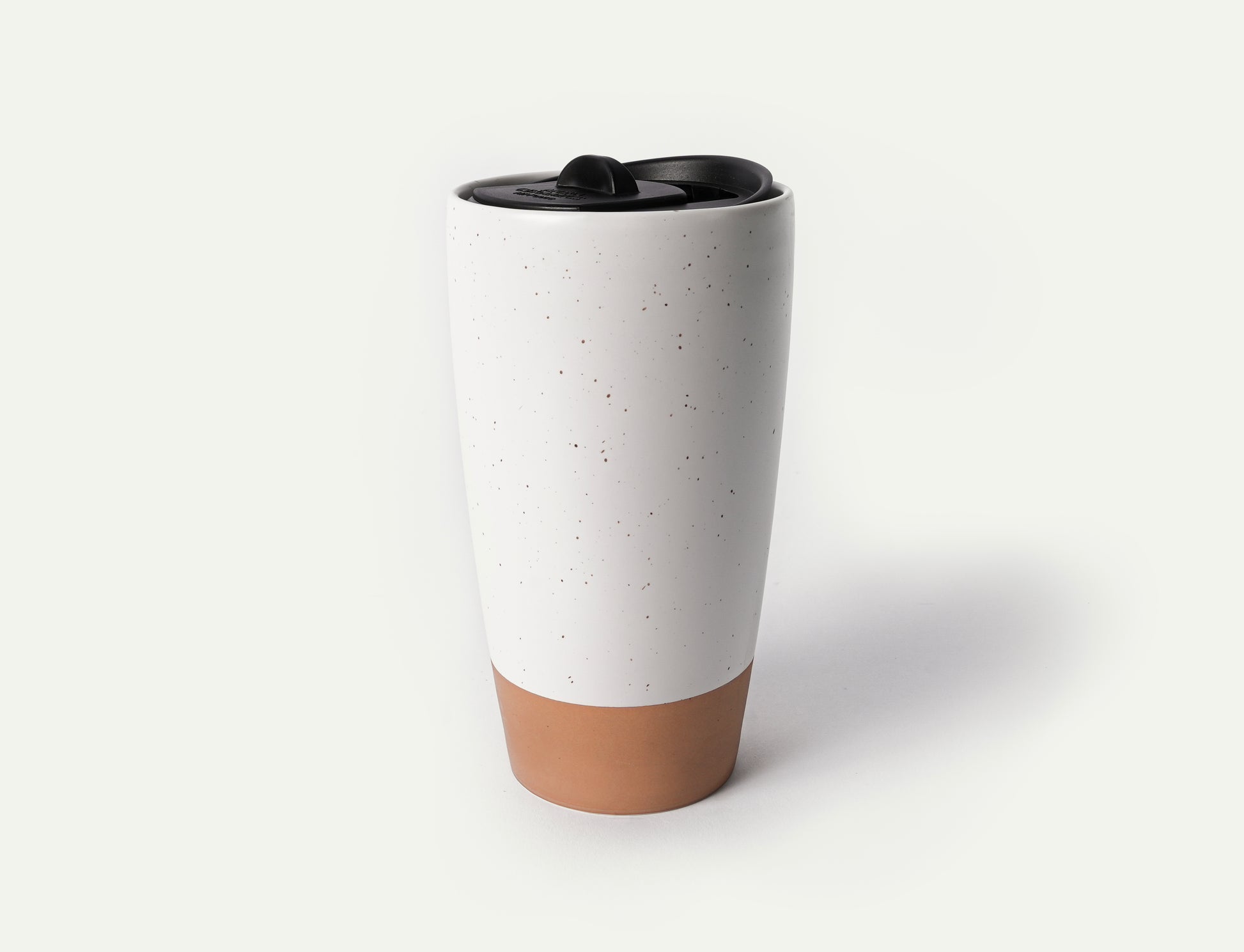 14oz Double Walled Ceramic Travel Mug | Car Friendly