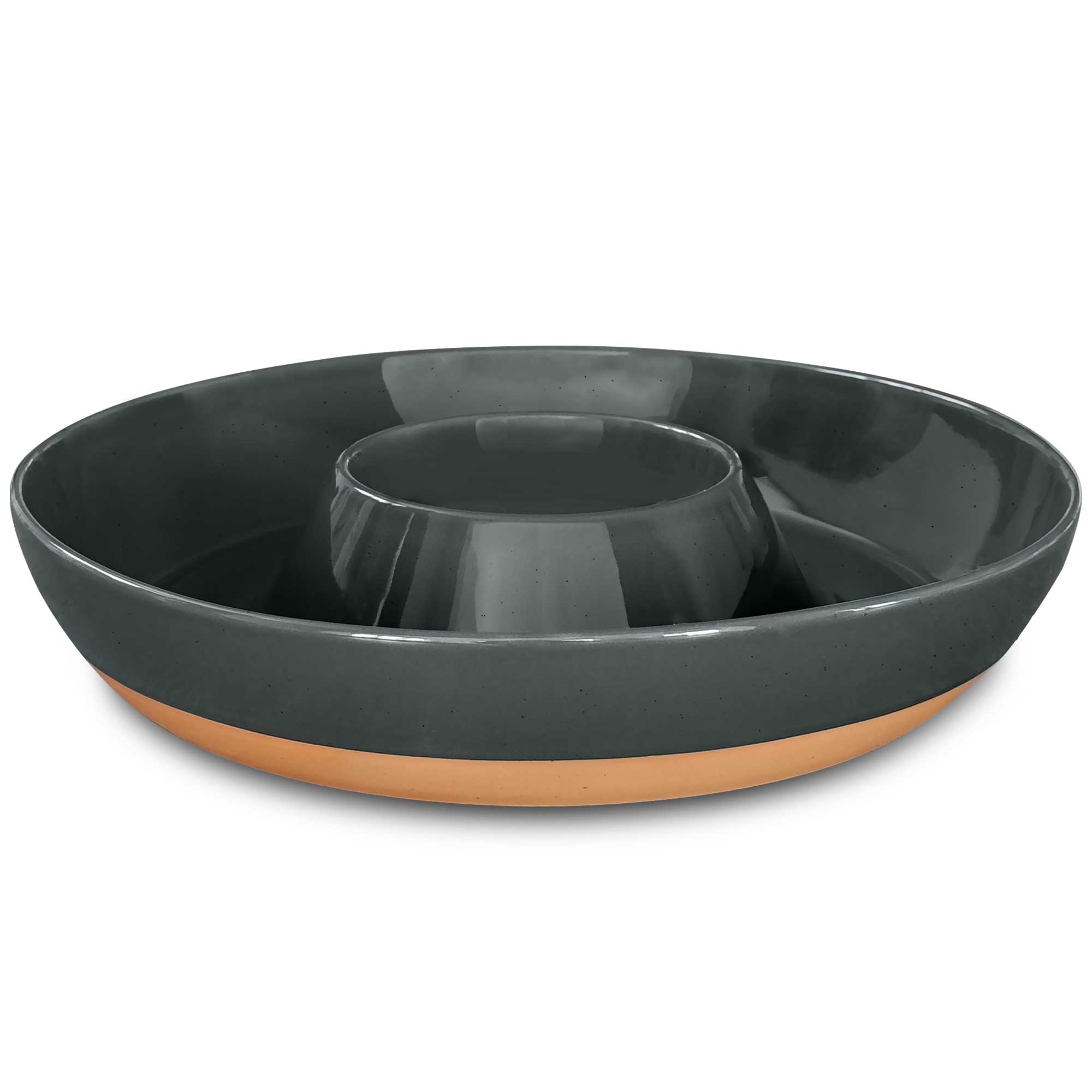 Chip & Dip Bowl - Charcoal
