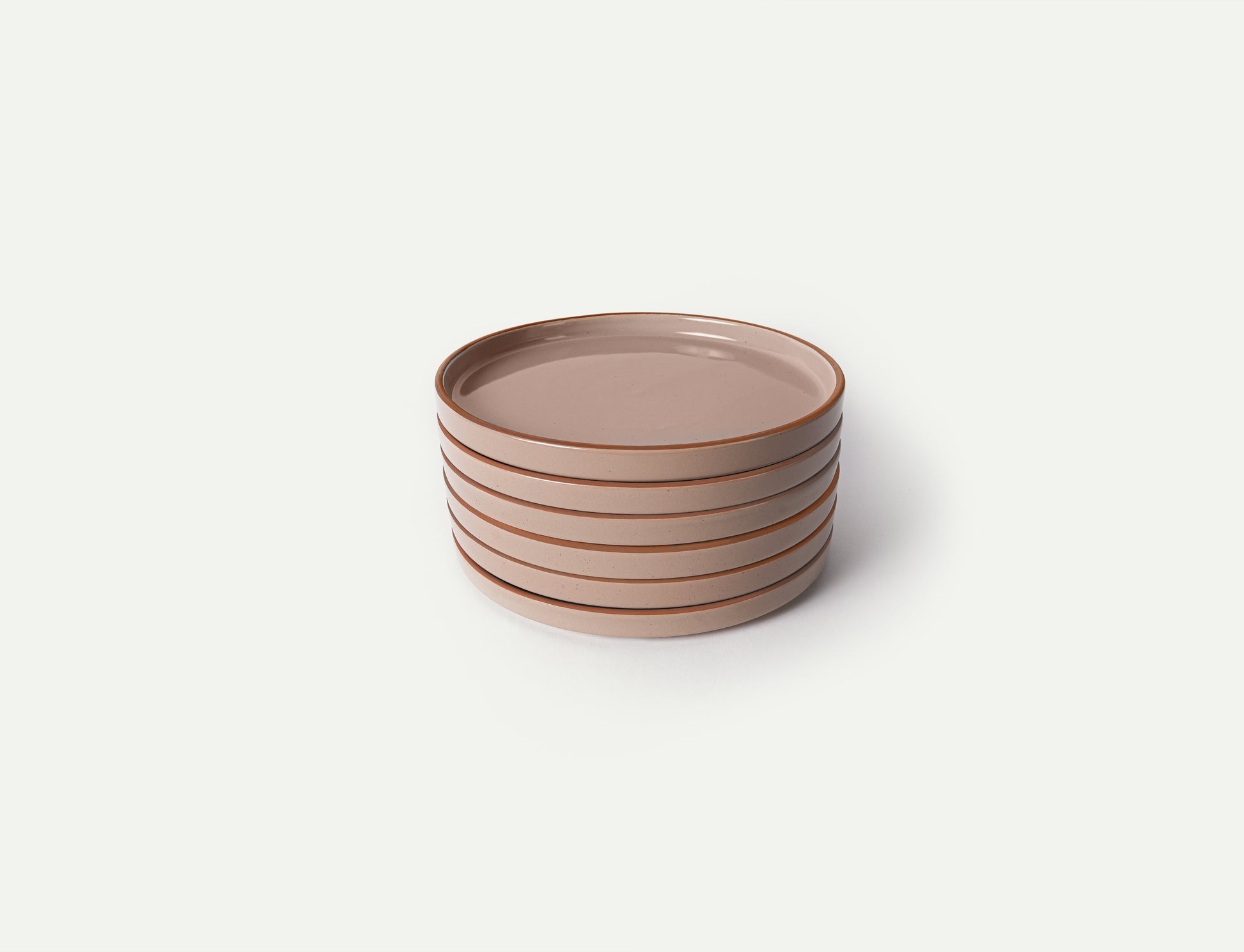 MORA CERAMICS Kitchen & Dining Salad Plates - 8 in - Chai