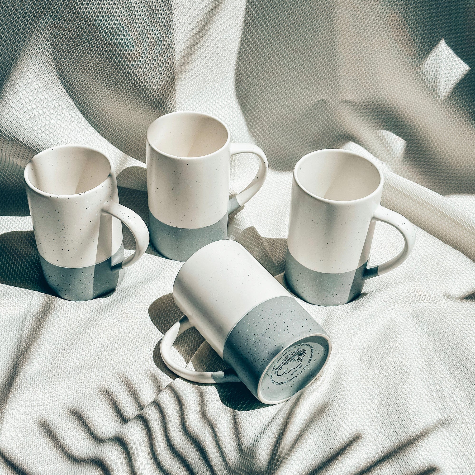 Coffee Mug Set of 4 - 12oz - Flint