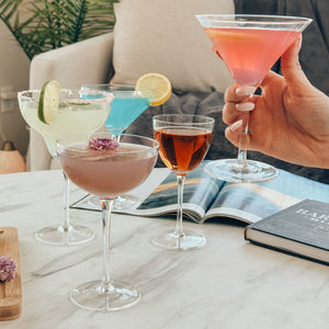 Cocktail Glasses - Set of 4 - 7oz - Martini