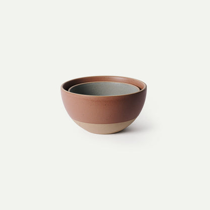 MORA Kitchen & Dining Terracotta & Peppercorn / Jumbo & Large Harvest Mixing Bowls