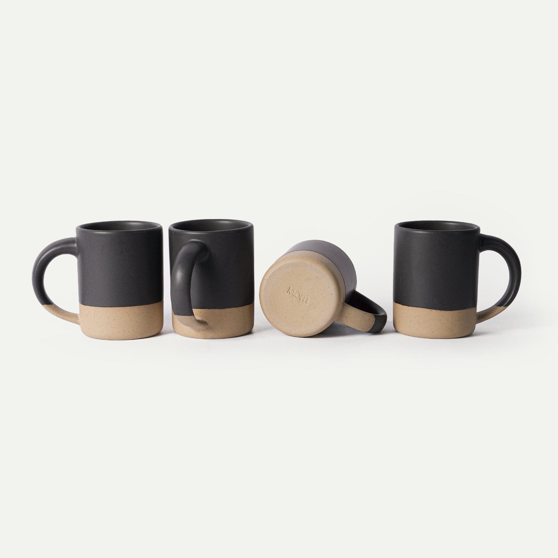 MORA CERAMICS Kitchen & Dining Liquorice Harvest Latte Mugs