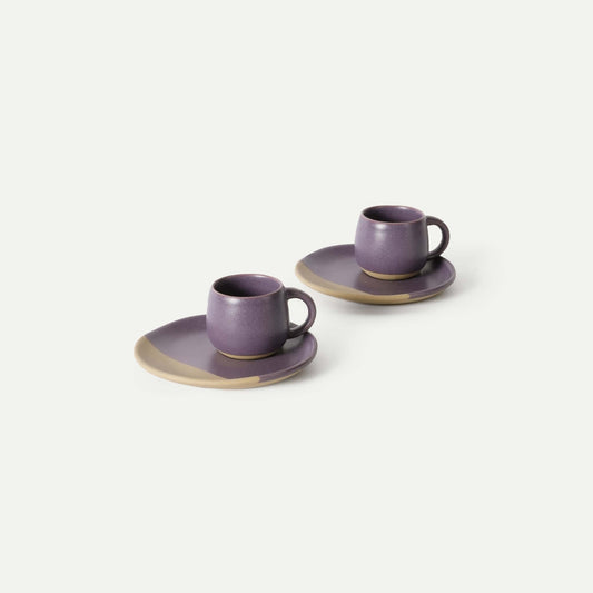Espresso Cups & Saucers Duo