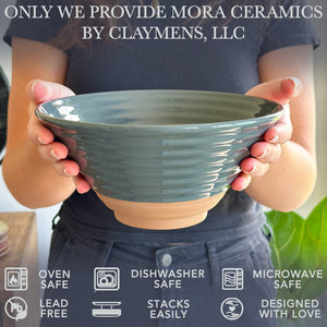 Ramen Bowls - 45oz - Set of 2 - Charcoal