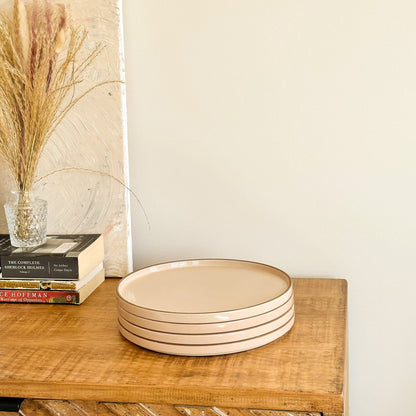 MORA CERAMICS Kitchen & Dining Dinner Plates - 10.5 in - Chai